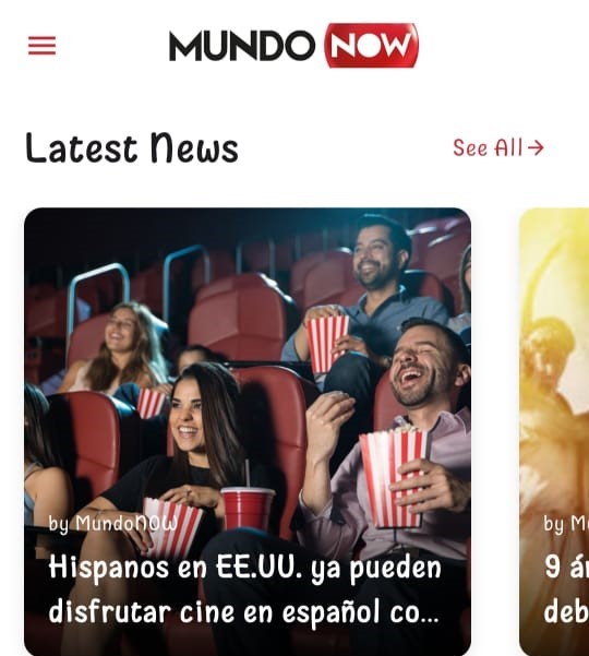 MundoNow - Mobile news app